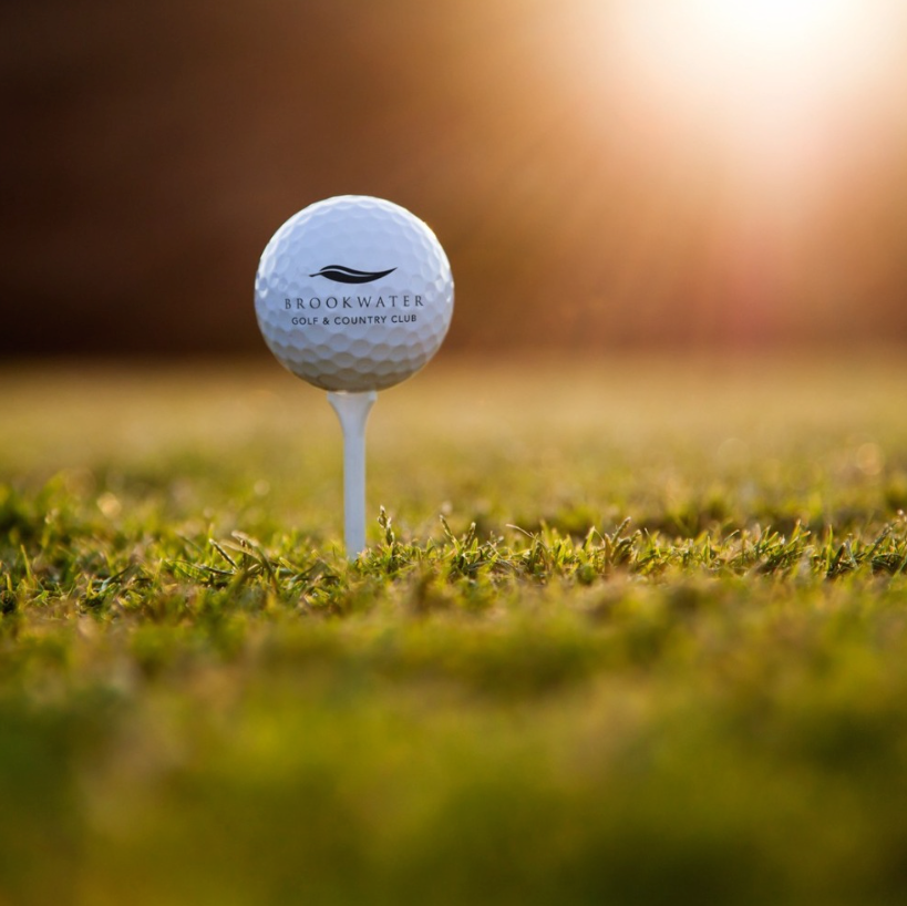 Golf ball on a Golf Tee Golf ball on a Golf Tee